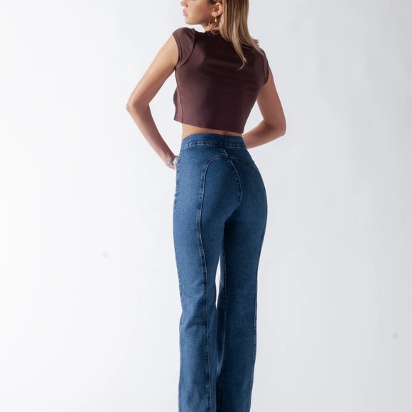 ROLLERGIRL FLARES / BLUE CLUE WASH - Picture 5 of 7